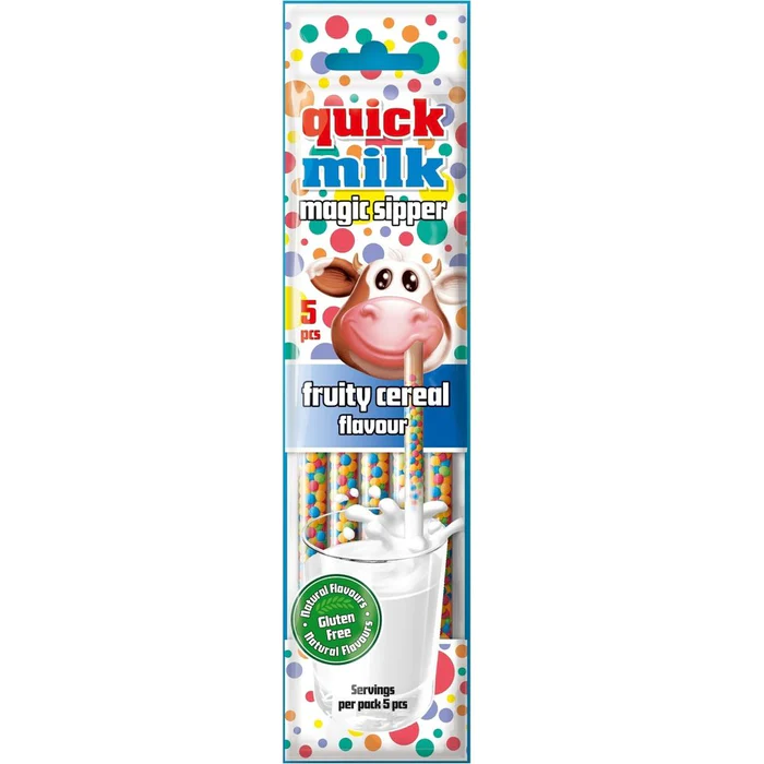 Quick Milk Magic Sipper Fruity Cereal 