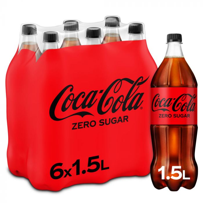 Tray Coca-Cola Zero Sugar 1.5L Pack 6 Bouteilles 