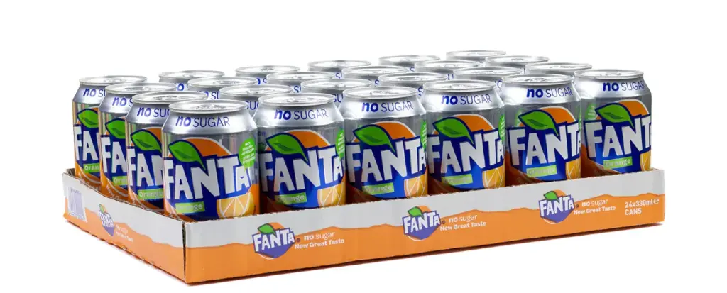 Tray Fanta Orange Zero 33CL 24 Canettes