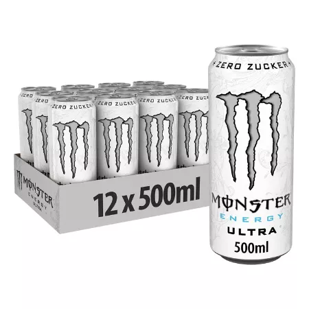 Tray Monster Energy Ultra White 50CL 12 Canettes 