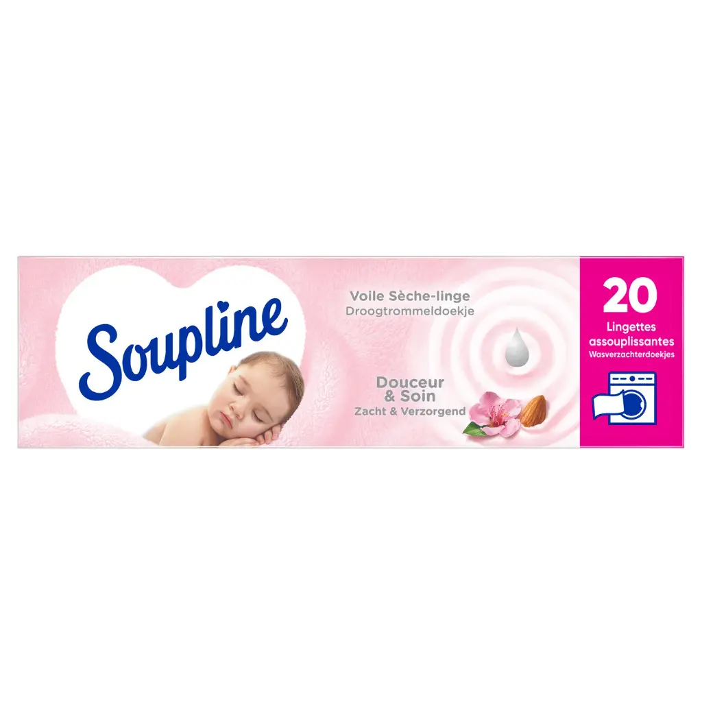 Soupline Voile Sèche-Linge Douceur Et Soin – 20 pcs