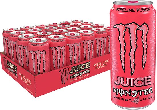 Tray Monster Energy Pipeline Punch 50CL 24 Canettes  