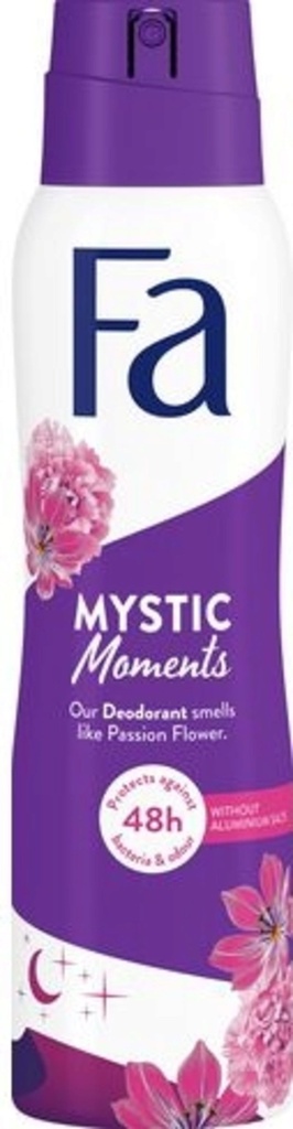 Fa Deodorant Spray Mystic Moments Passion Flower Scent 150ml