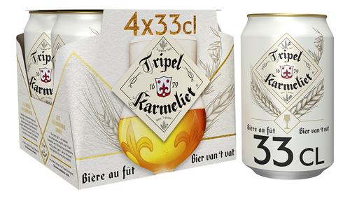 Tray Tripel Karmeliet Canettes 33CL 4 Canettes