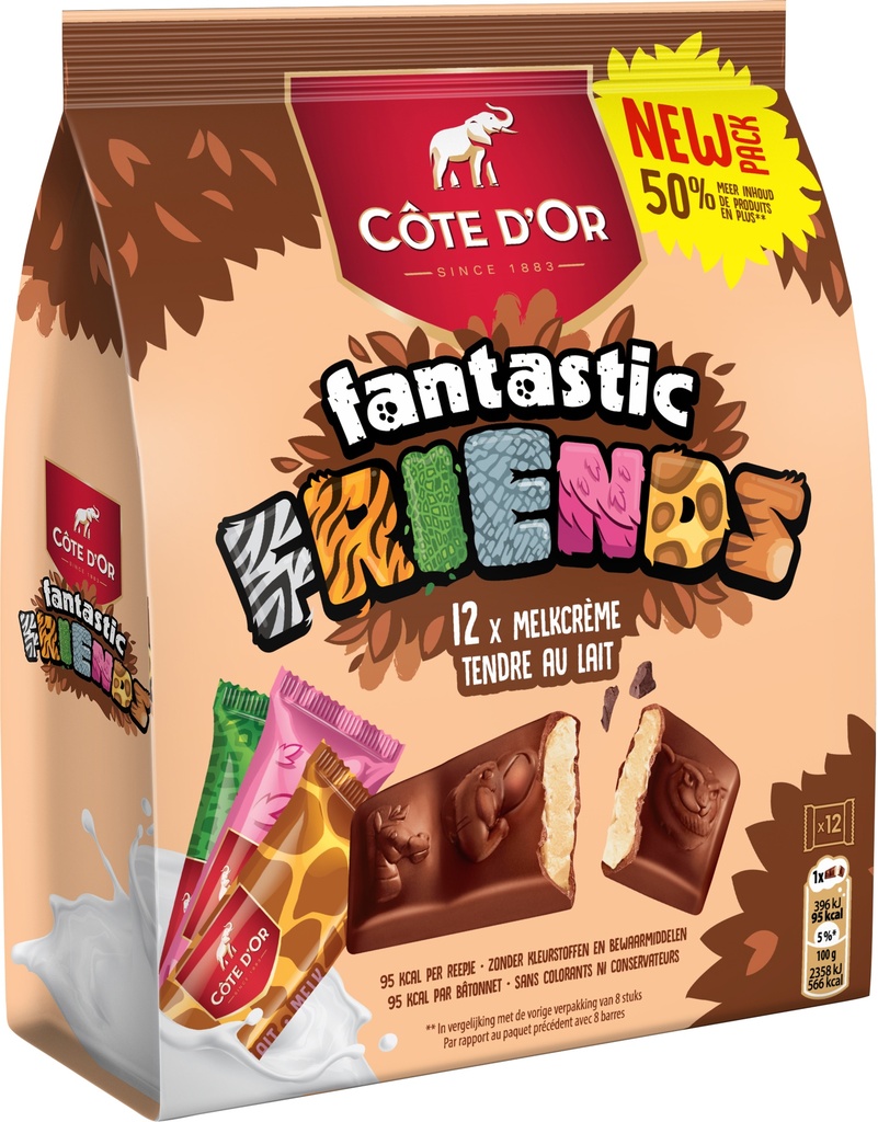 Cote D' Or Fantastic Friends Creme Lait 201.6 gr