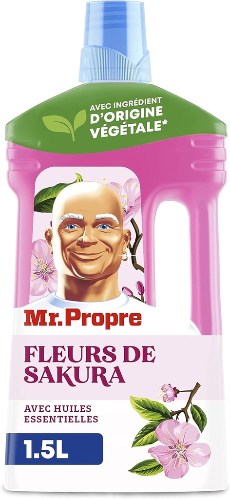 Mr Propre Nettoyant Menager Fleur De Sakura 1,5 L 