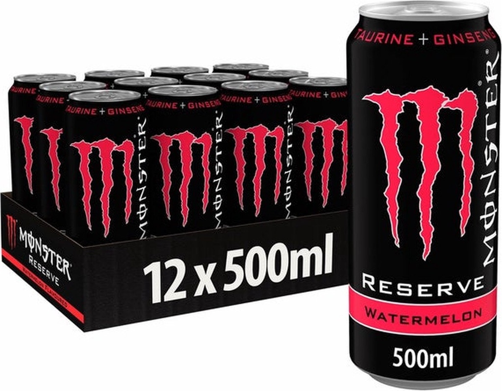 Tray Monster Energy Reserve Watermelon 50CL 12 Canettes