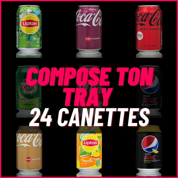 Pack 24 Canettes Personnalisé 