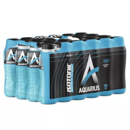 Tray Aquarius Sport Isotonic Blue Ice 33CL 24 Bouteilles