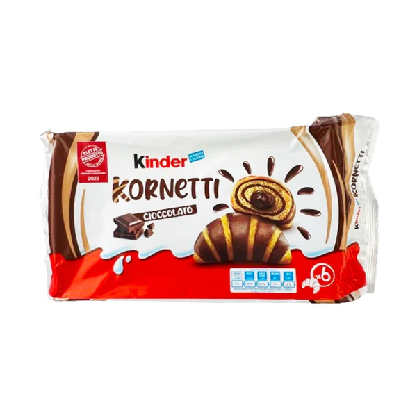 Kinder Kornetti Chocolate 6 Piéces 252Gr