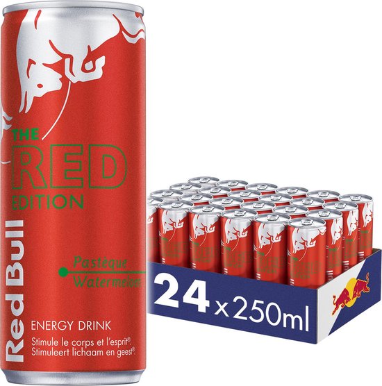 Tray Red Bull Red Edition Energy Drink 25CL 24 Canettes