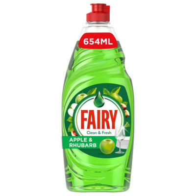 Fairy Liquide Vaisselle Original Pomme Et Rhubarb 654ml