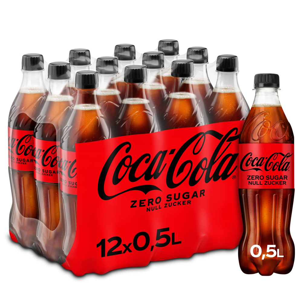 Tray Coca-Cola Zero Sugar 0.5 L Pack 12 Bouteilles  