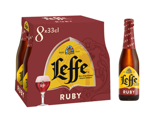 Leffe Blonde Ruby 33CL 8 Bouteilles Vidange Incluse