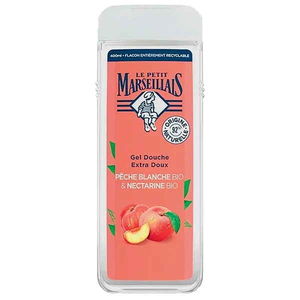 Le Petit Marseillais Pêche Blanche & Nectarine Bio 400ML