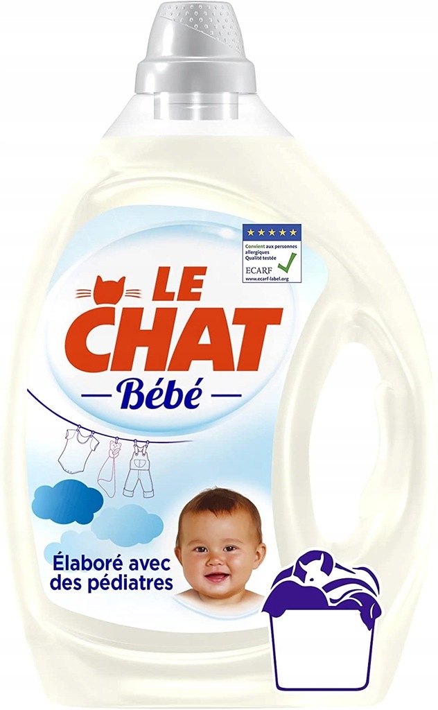 Le Chat Lessive Liquide Bébé 2L 