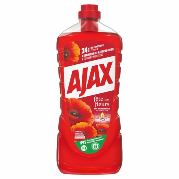 Ajax Nettoyant Menager Fête Des Fleurs Champ De Coquelicots 1,25 L