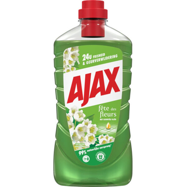 Ajax Nettoyant Menager Fête Des Fleurs Fraîcheur Muguet 1,25 L 