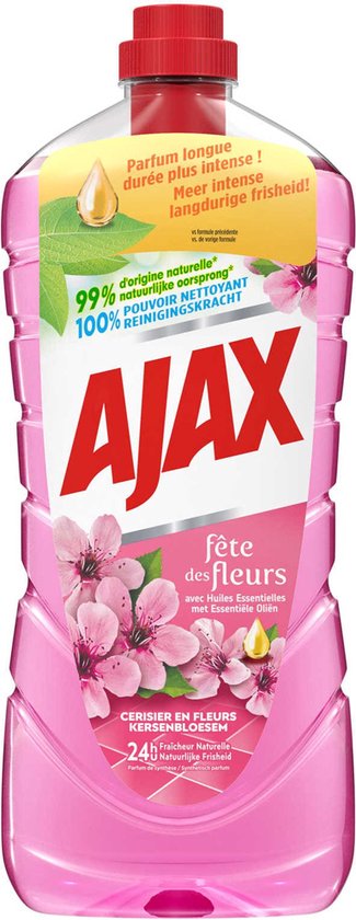 Ajax Nettoyant Menager Fête Des Fleurs Cerisier En Fleurs 1,25 L 