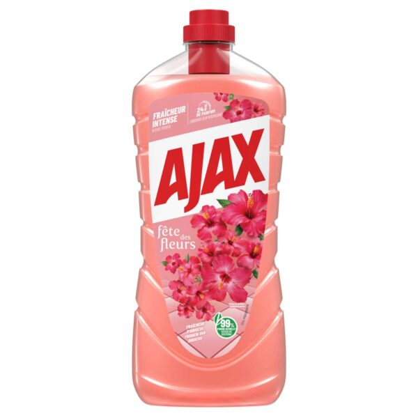 Ajax Nettoyant Menager Fête Des Fleurs Fraîcheur Hibiscus 1,25 L 