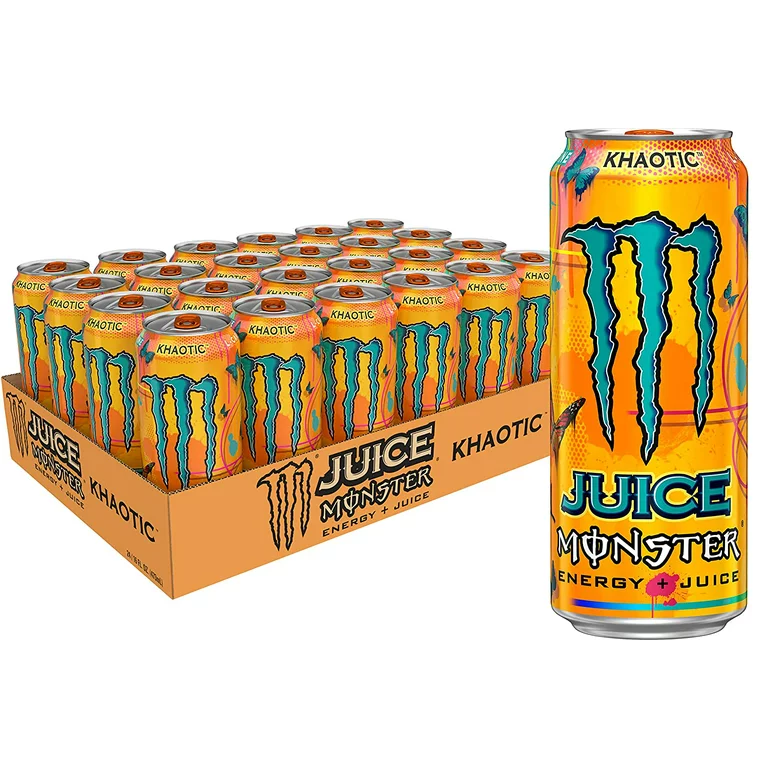 Tray Monster Energy Juice Khaotic 50CL 24 Canettes