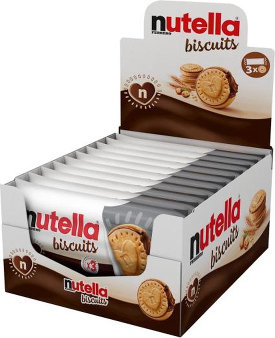 Carton Nutella Biscuits Single 28 Pièces De 41.4 Gr