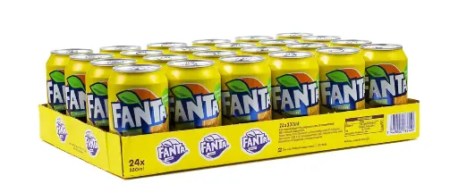 Tray Fanta Lemon 33CL 24 Canettes