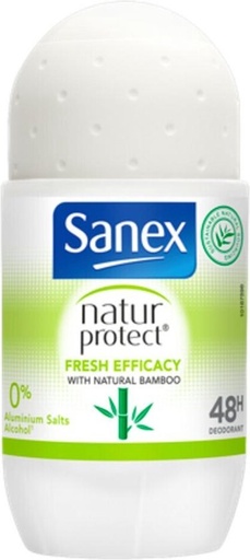 Sanex Deodorant Roller Natur Protect Bamboo Fresh Efficacy 50 Ml