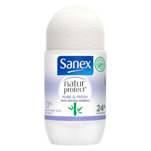 Sanex Déodorant Roller Sanex Natur Protect Bamboo Pure & Fresh - 50Ml