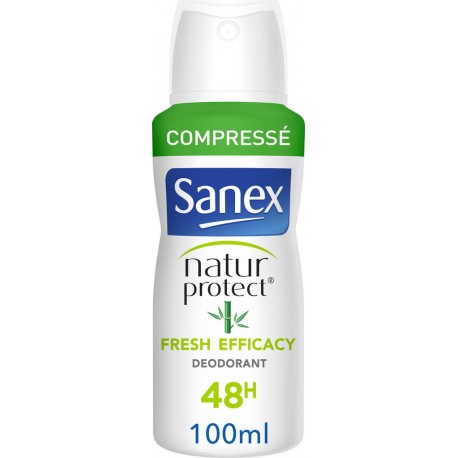 Sanex Déodorant Bambou Fresh Efficacité Compressé - 100 Ml