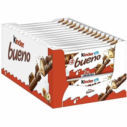 Carton Kinder Bueno 30 Pièces De 43 Gr