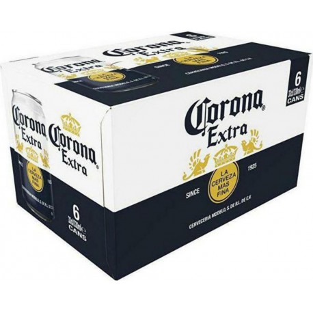 Tray Corona Canettes 33CL 6 Canettes