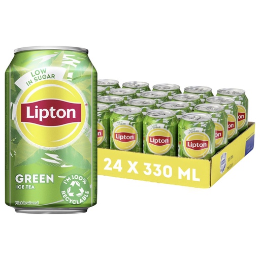 Tray Lipton Green 33CL 24 Canettes