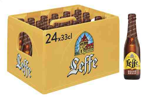 Casier Leffe Brune 33CL 24 Bouteilles Vidange Non Comprise 