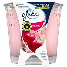 Glade Bougie Parfumée I Love You 129Gr